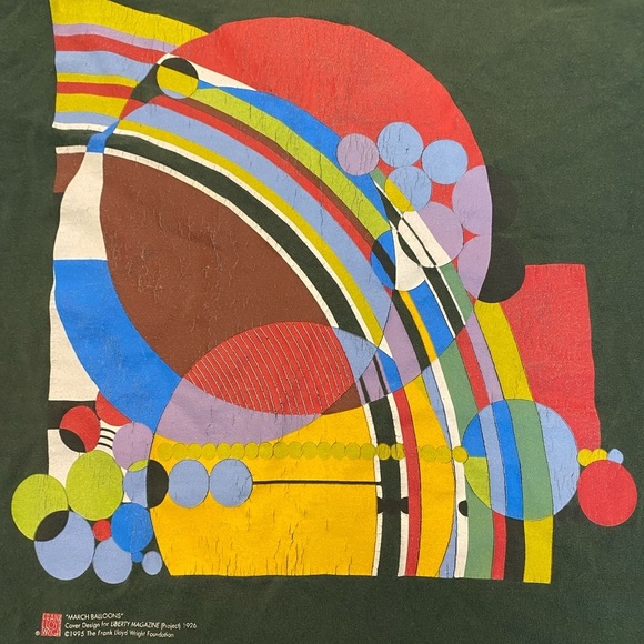 Vintage FRANK LLOYD WRIGHT “March Balloons” Shirt - Picture 2 of 6